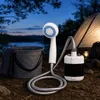 Campingdusche mit Pumpe, mobile Dusche für Camping, wiederaufladbar - ShowerPod (3) Produktbild-Vorschau