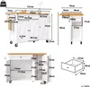 Carrello da portata allungabile Flieks, mobile buffet ad Anteprima dell’immagine prodotto 5