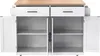 Servírovací vozík Sweiko se skládací deskou, 120x46(70)x91 Náhled obrázku produktu 11