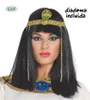 Ägypterin Damen Perücke mit Kopfschmuck Produktbild-Vorschau 1