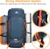 65L Wasserfester Wanderrucksack mit Regenschutz Outdoor Produktbild-Vorschau 12