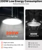 VEVOR 10er-Pack LED-Hallenstrahler, 5000 K, 200 W, 30000 Produktbild-Vorschau 3