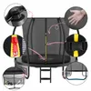 Zelsius trampolína černá Ø 228 cm pro venkovní použití, Náhled obrázku produktu 4