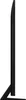 A side profile view of a black Samsung television on a stand, set against a white background. Produktbild-Vorschau