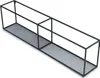 HowHomely Wandregal Metall Schwarz 120 cm - Hängeregal Produktbild-Vorschau 10