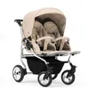 A twin stroller shown from a front-diagonal angle against a white background. Produktbild-Vorschau