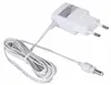 A white power adapter with a coiled white cable and a barrel connector. Podgląd zdjęcia produktu