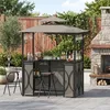 Pavillon de barbecue Zerbaco, avec toit, en 3 parties, abri Voir les images du produit 5