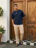Pantaloni da uomo in lino Tazzio A113 (camel, M) Anteprima dell’immagine prodotto 6