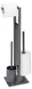 WENKO Stand WC Garnitur Toilettenpapierhalter Produktbild-Vorschau 1