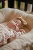 MamaLoes Babynest Soft Baumwolle Ruffle Ecru Design Produktbild-Vorschau 9