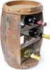 DanDiBo Weinregal Weinfass 1555 Holz Stehend Braun 50 cm Produktbild-Vorschau 7