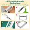 2-in-1 Sparschäler, 2 Stück Gemüseschäler Kartoffelschäler Produktbild-Vorschau 2