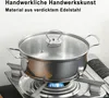 10-teiliges Edelstahl Topfset Töpfe Topf Kochtopfset Produktbild-Vorschau 4