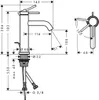 hansgrohe Einhebel-Waschtischarmatur Tecturis S A 116mm, m Produktbild-Vorschau 3