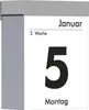 A close-up of a tear-off calendar page. Produktbild-Vorschau