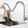 AICA Hochdruck Küchenarmatur ausziehbar mit 2 Strahlarten Produktbild-Vorschau 1