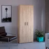 A room setting with a wardrobe, chair, and plant. Podgląd zdjęcia produktu