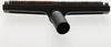 A close-up, top-down view of a vacuum cleaner brush attachment with brown bristles and a black plastic body. Produktbild-Vorschau