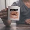 Danke Papa, ... Kaffeebecher in orange mit Spruch für den Produktbild-Vorschau 2