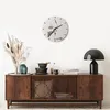 Wanduhr - Rund - Glasuhr - Boho Frau Mund - 40x40cm - Produktbild-Vorschau 7