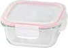 MagicHome bewaardoos, vierkant, 520 ml, met deksel, met Productafbeelding-voorbeeld 1