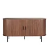 Möbilia Sideboard | 2 Schiebetüren | B 140 x T 40 x H 76 cm Produktbild-Vorschau 1