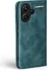 A close-up side view of a teal flip phone case for a Xiaomi Redmi Note 13 Pro+ 5G. Produktbild-Vorschau