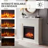 Cheminée électrique BALDERIA Leandros – Cheminée sur pied – Voir les images du produit 3