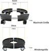 XINZI Kulatý vozík na rostliny Ø 39-52 cm Nastavitelný Náhled obrázku produktu 2