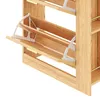 Merax Moderno armadio portascarpe minimalista in legno con Anteprima dell’immagine prodotto 12