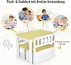 Kindersitzgruppe mit 40L Stauraum, Tisch + 2 Stühle + Produktbild-Vorschau 6