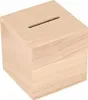 12 quadratische Sparschweine aus Holz 6 x 6 x 6 cm Produktbild-Vorschau 2