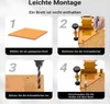 Wiltec Rollen für Möbel 4tlg bis 180 kg, Möbelrollen mit Produktbild-Vorschau 7