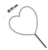 Großes Metall-Herz 51 cm als Draht-Herz Deko-Figur Produktbild-Vorschau 3