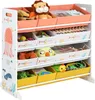 SONGMICS Detský regál, s 12 látkovými boxmi, organizér na Náhľad obrázku produktu 1