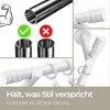 1-läufig Gardinenstange 300 cm Weiß Industrial Stil Produktbild-Vorschau 2