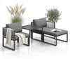 Mucola Ensemble de salon en aluminium balcon Lounge Voir les images du produit 1