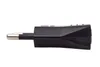 Flachstecker Stecker Extra Flach Schwarz 10A 2P 230V Produktbild-Vorschau 3