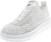 Mustang Damen Sneaker Court Makramee Blumen Netzstruktur Produktbild-Vorschau 24