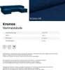 Dunkelblau Ohrensessel aus Velours Falco 86 cm Sessel mit Produktbild-Vorschau 8
