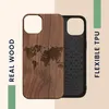 kwmobile Handyhülle für Apple iPhone 14 Hülle Holz - Case Produktbild-Vorschau 2
