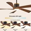 Ventilateur de plafond AIORBER avec éclairage LED, Voir les images du produit 3