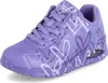 Skechers Damen Low Sneaker UNO SPREAD THE LOVE Lila Produktbild-Vorschau 2