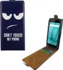 Handyhülle Tasche Flip für Wiko Lenny 4 Dont Touch my Phone Produktbild-Vorschau 1