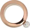 A rose gold colored bracelet flask with a sparkling cap. Podgląd zdjęcia produktu