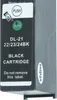 A black ink cartridge with white and green labels. Produktbild-Vorschau