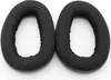 Two black ear pads for headphones are shown against a white background. Produktbild-Vorschau