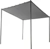 A gray pergola with a black frame on a white background. Náhľad obrázku produktu