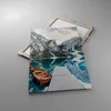 Bild auf Leinwand - Leinwandbild - Einteilig - Boote Berge Produktbild-Vorschau 2